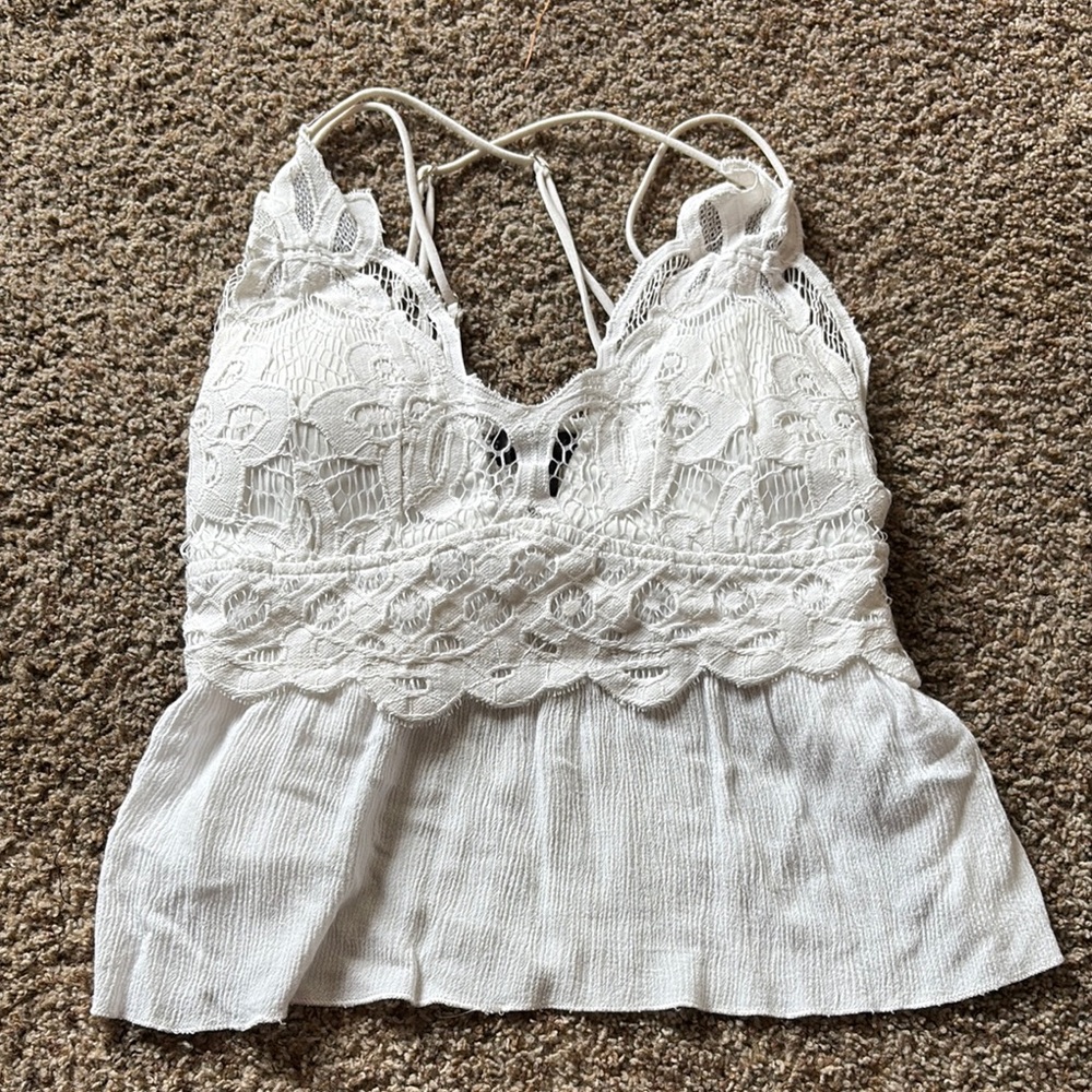 J for Justify White Camisole Top